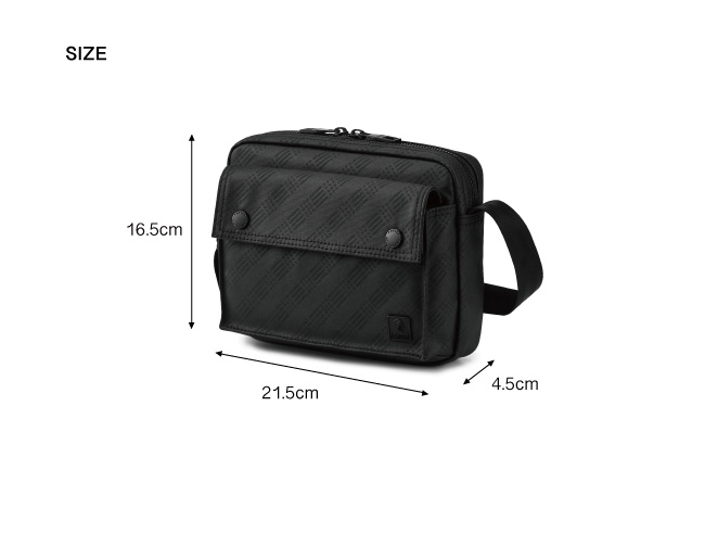 【PORTERNA】Mezz Poi Shoulder Bag PORTER(ポーター) Unisex-Adults Navy Medium Casual Bicycle