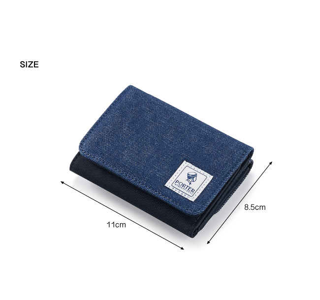 PORTER×BLUE BLUE INDIGO RIPSTOP WALLET PORTER×BLUE BLUE INDIGO RIPSTOP WALLET Amazon.com: Allett