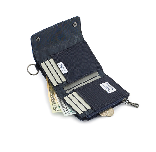 PORTER×BLUE BLUE INDIGO RIPSTOP WALLET PORTER YOSHIDA JAPAN Tanker Bi-Fold Wallet Iron Blue [622