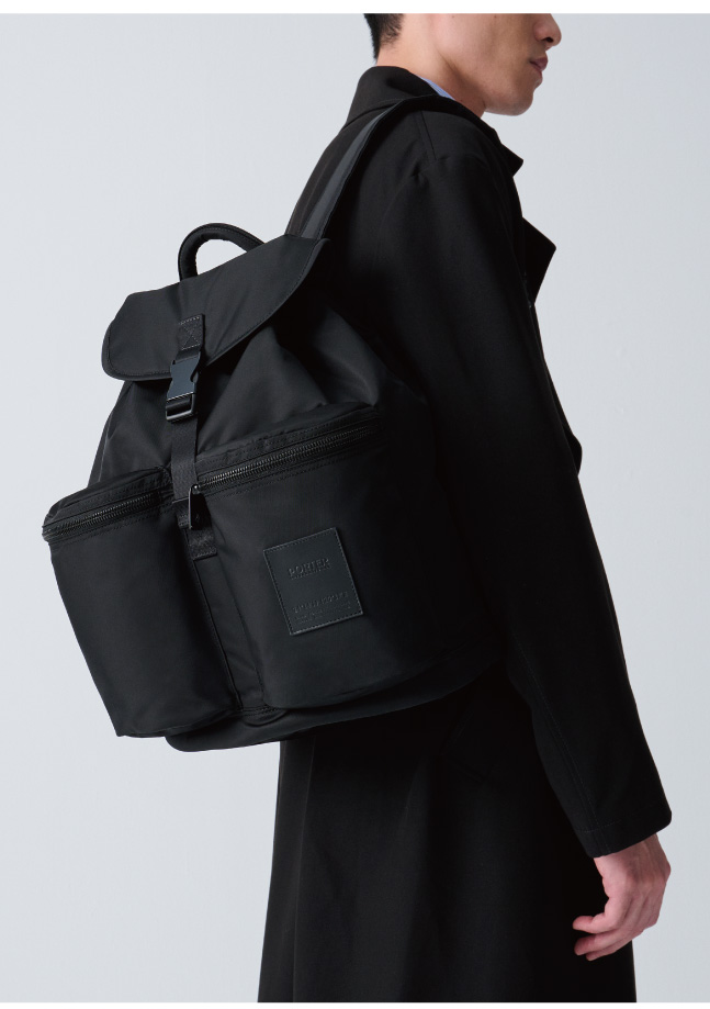 PORTER ブラックバックパック PROTECTION(プロテクション) DAYPACK | 吉田カバンホームページ