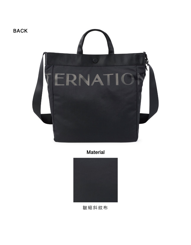 MONOLITH(TAIWAN)◇TOTE OFFICE M/トートバッグ/BLK/無地